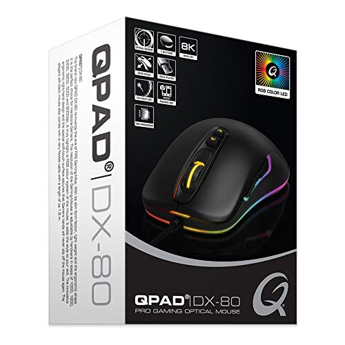 QPAD DX -80 - 8.000 DPI FPS GAMING MOUSE PC
