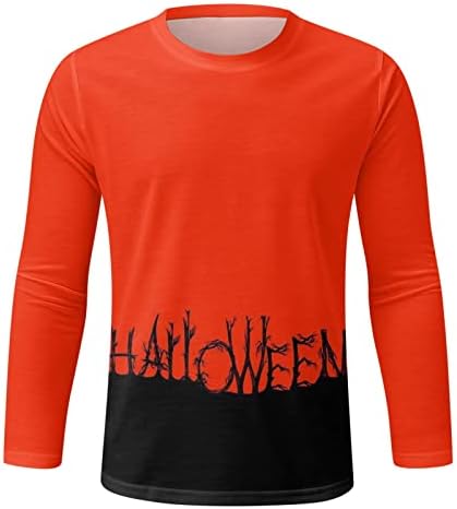 2022 New mass tshirts outono masculino e inverno slim fit retro antigo festival de halloween