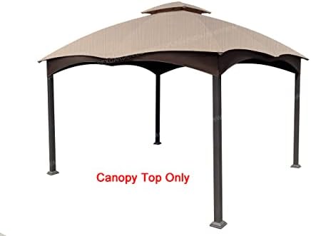 Canopy de substituição do jardim Apex para o modelo de gazebo da Lowe GF-12S004B-1 / GF-12S004BTO