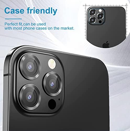 TERSEMENTE [4 PACK] Protetor de tela da lente da câmera para iPhone 14 Pro/iPhone 14 Pro Max 2022, 9H