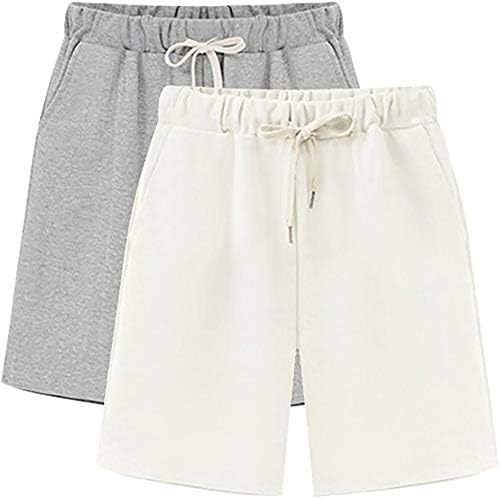 Shorts shorts shorts bermudas femininos para mulheres shorts de cordão longo de altura shorts casuais shorts