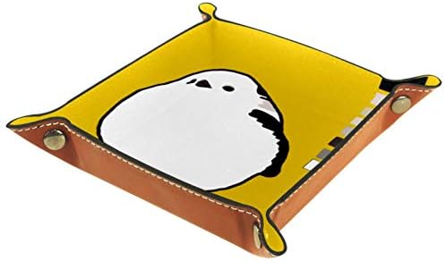 Lyetny Fat Doodle Bird Storage Box Titular Sundries Bandejas Organizador de armazenamento de desktop