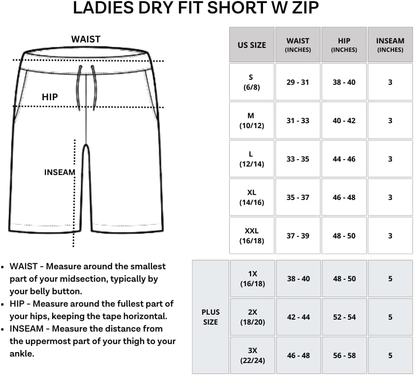Real Essentials 4 Pack: Womens Attive Athletic Performance Shorts de ajuste seco com bolsos com zíper