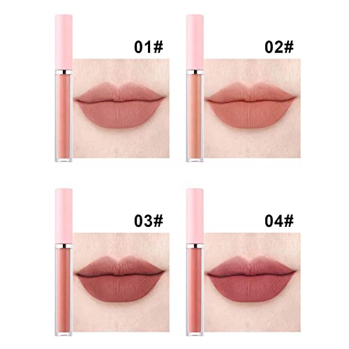 Xiahium Lip Stain Pen Lipstick Batom Lipstick Lipgloss para Mulheres 24 Horas Originales 24 Deep