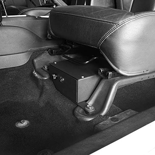 U-Box JK Wrangler Caixa de armazenamento de interiores sob o assento travando gaveta de segurança Anti-roubo