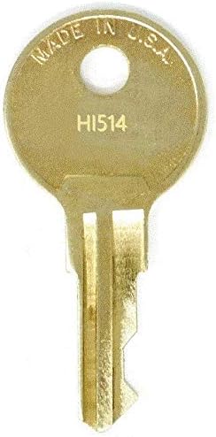 Hirsh Industries H1547 Chaves de substituição: 2 teclas