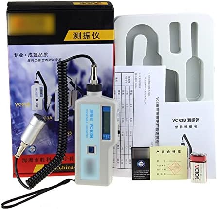 Kovoscj Sensor de vibração Medidor de vibração portátil Alta precisão Acelerômetro Medidor de vibração