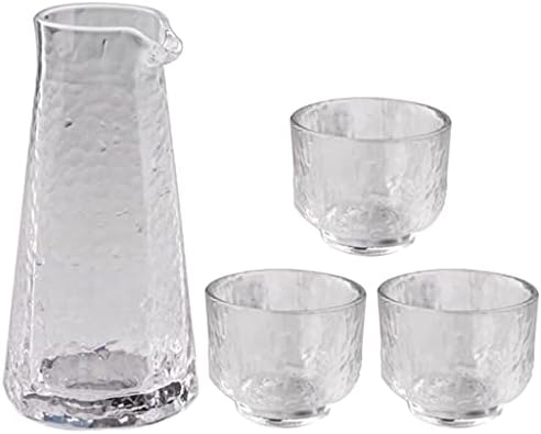 Yfqhdd 1 conjunto 4pcs copos de vidro de vidro