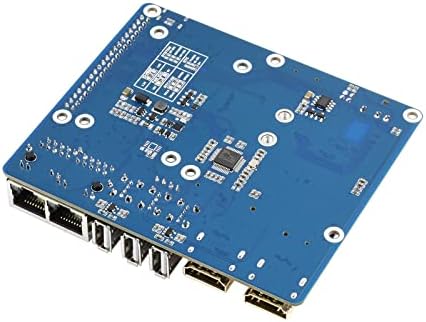 WIFI6 Placa de base Ethernet dupla para o módulo de computação 4, compatível com o módulo WiFi AX210 & AX200,