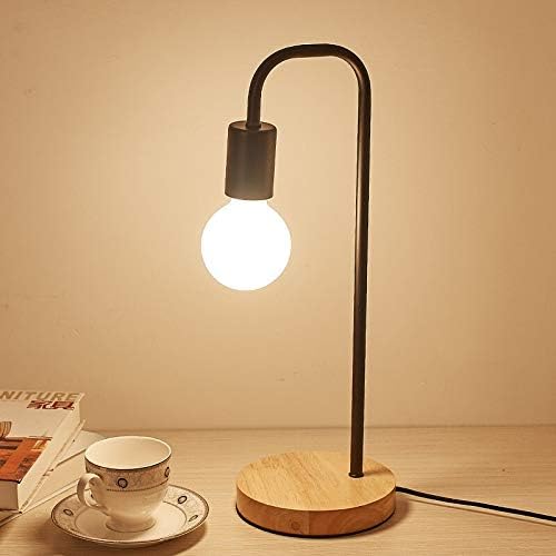sem-logo wajklj nórdico moderno lâmpada de mesa de madeira luminárias de mesa de cabeceira para