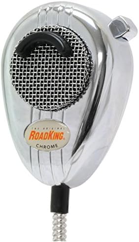 Roadking RK56CHSS Crome Ruído Cancelando o microfone CB com cordão Flex Chrome, XLR