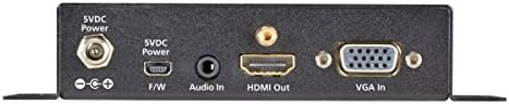 Black Box VGA para HDMI Scaler com áudio