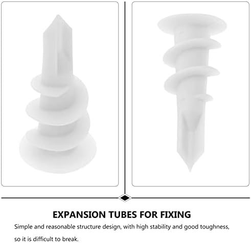 Parafusos Doitool âncoras âncoras ocas: 20pcs parafusos de expansão plástica Fixações da estrutura da coluna Drywall Auto
