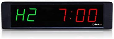 Ganxin LED Timer Timer Timer, relógio de contagem regressiva, cronômetro, up, relógio normal, fitness
