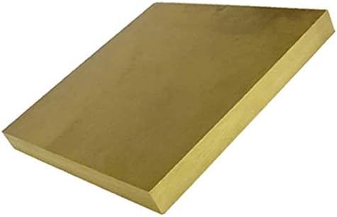 Nianxinn Brass Brash Block quadrado Placa de cobre plana DIY comprimidos artesanais Material Material
