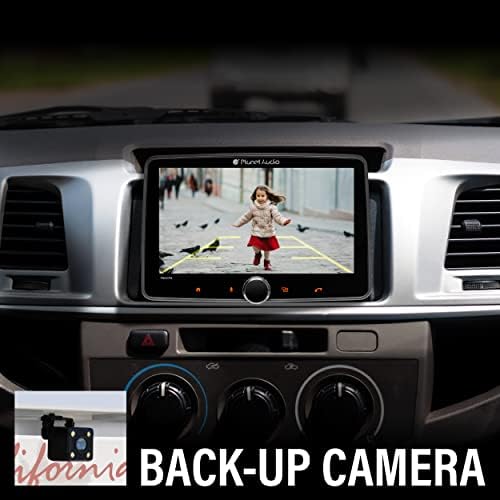 Planet Audio P80CPAC Sistema estéreo de carro, Apple CarPlay, Android Auto - Din Single Din, tela