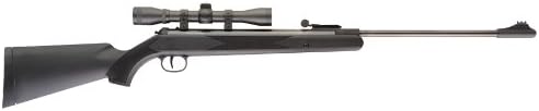 UMAREX Unissex Adult Ruger Blackhawk .177 Pistola de pellets de calibre com rifle de ar de 4x32 mm, preto, grande
