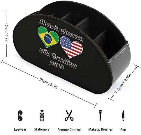 America com peças brasileiras de controle remoto/caddy/caixa/bandeja com 5 compartimentos Organizador de