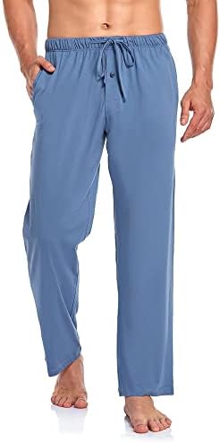 Calças de pijama de algodão colorido para homens PJ Calças de pajama masculino calças de lounge com pajamas machos