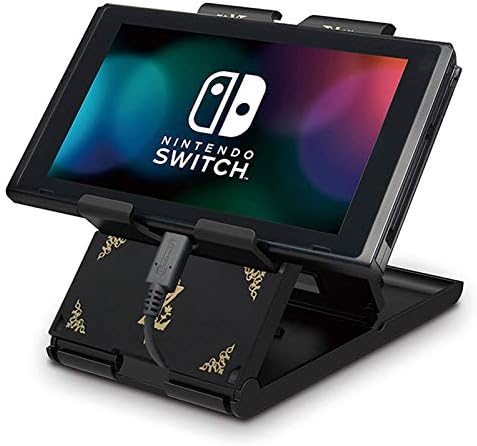 Nintendo Switch Game Case Playstand com 7 cartas para transportar viagens - Zelda Sheikah Slate Black