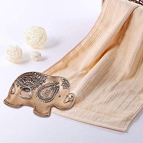 Bandeja de jóias Forma de elefante Elefante Vintage Brincos de anel de bugiganga Ornamentos de mesa de armazenamento