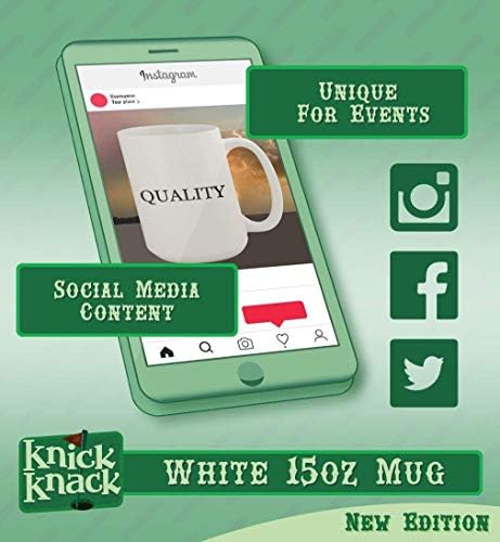 Presentes de Knick Knack Pontement - Caneca de café branco de 15 onças, branco