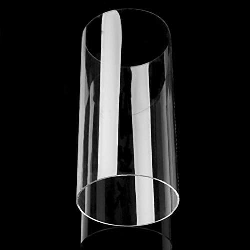 Tubo redondo de INLIU, 100mm od 95mm ID Diâmetro Tubo de vidro acrílico Tubo de acrílico transparente de 200