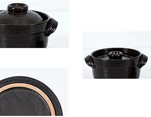 Panela panela preto capa dupla mini suplemento de alimento potencial vaso japonês panela quente single