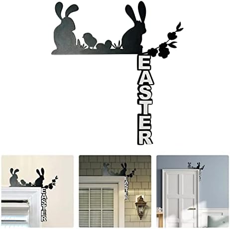 2023 Páscoa de páscoa porta placa de coelho Porta de ovo da porta de canto de canto de decoração de mini -Natal