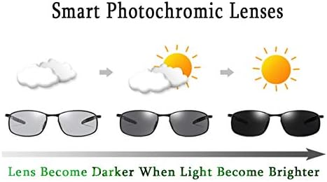 Óculos de sol fotochromos polarizados clássicos de Feisedy, dirigindo óculos fotossensíveis B2444