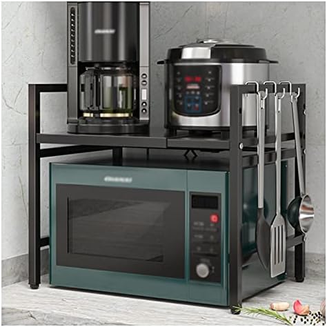 Pengfei Microwave Forn Rack, prateleira de armazenamento de bancada de metal ajustável para cozinha