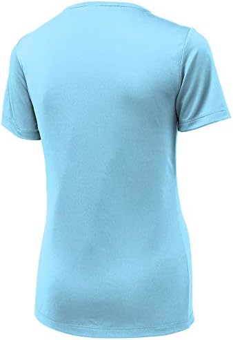 Dri-Equip Ladies UPF 50 UV Sun Protection Performance Tamanhos de t-shirt de manga curta XS-4XL