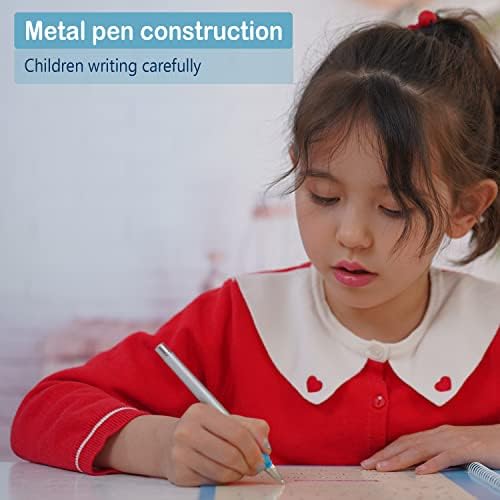Aprenda-journey reutilizável caneta de tinta de caligrafia, caneta de tinta desaparecendo para crianças