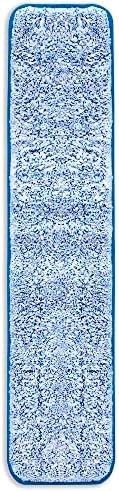 CleanAide plana plana de microfibra 24 polegadas, azul