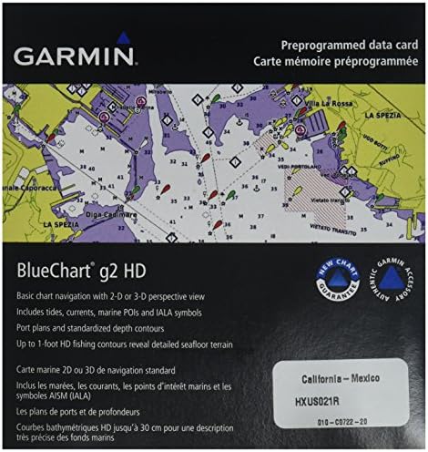 Garmin Bluechart G2 Califórnia/México Map Map.