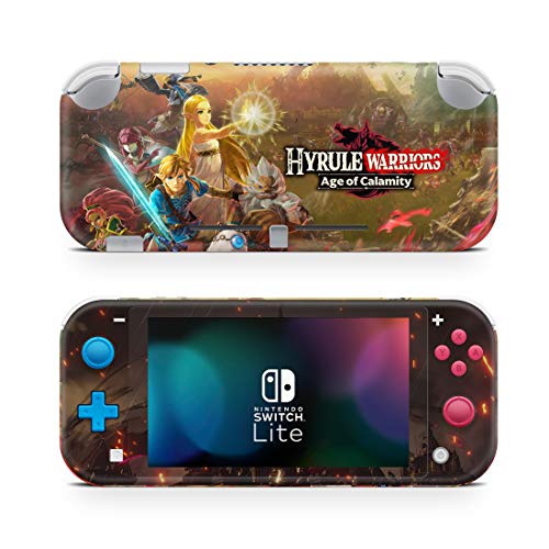 Hyrule Warriors: Age of Calamity Game Skin for Nintendo Switch Lite Console