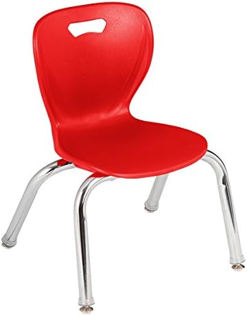 Learniture Shapes Series School Chair, altura de 12 do assento, Marinha, LNT-INM3012NV-SO