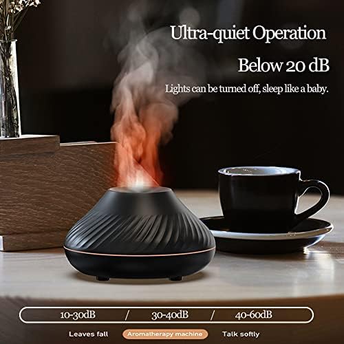 7 Mini difusor de óleo essencial de aroma de ar-aroma de chamas, USB, desktop pessoal super silencioso,