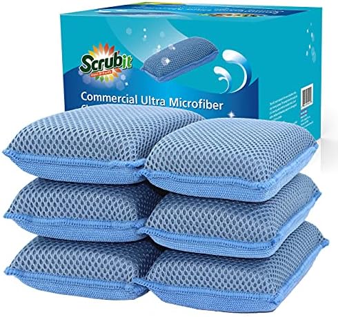 Esponja de cozinha de microfibra milagrosa por Scrub-It- Esponjas de lavagem de louça para lavagem