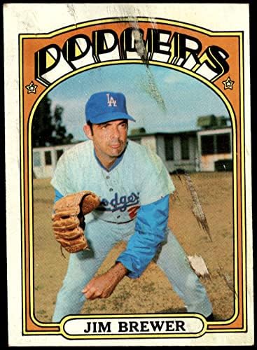 1972 Topps 151 Jim Brewer Los Angeles Dodgers Good Dodgers