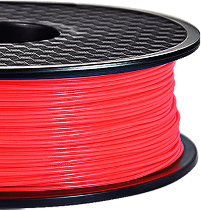 Lzrong 1 kg/spool 3d PLA FILamento de cor vermelha escura para a impressora 3D 1,75 mm