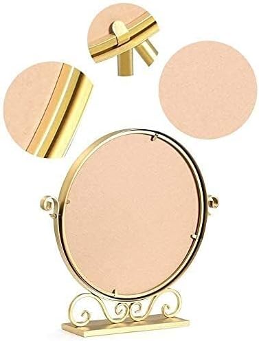 Espelho de maquiagem de kekeyang espelho de maquiagem, espelho de mesa de mesa nórdica HD espelho de desktop