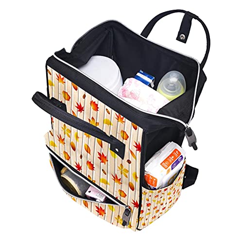 Autumn lavances de madeira fraldas bolsas de fraldas mochila mamãe mochila de grande capacidade bolsa de enfermagem bolsa de viagem para cuidados com o bebê