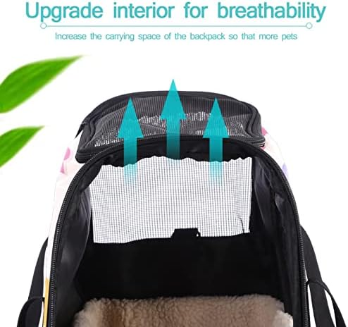 Bolsa de transportadora de animais de estimação de 2019, mochila de mochila aprovada pela companhia aérea, bolsa