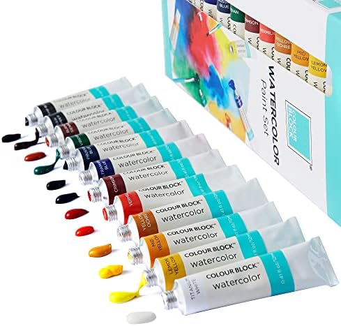 Pacote de mídia mista de bloco de cores 187pc - lápis para colorir do kit de suprimentos de arte, pintura em aquarela