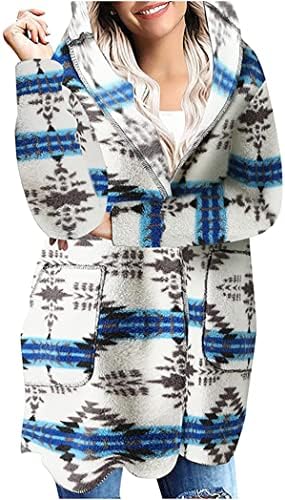 Botão de jaqueta de lã xadrez feminina para baixo de manga comprida camisas de inverno de outono solto