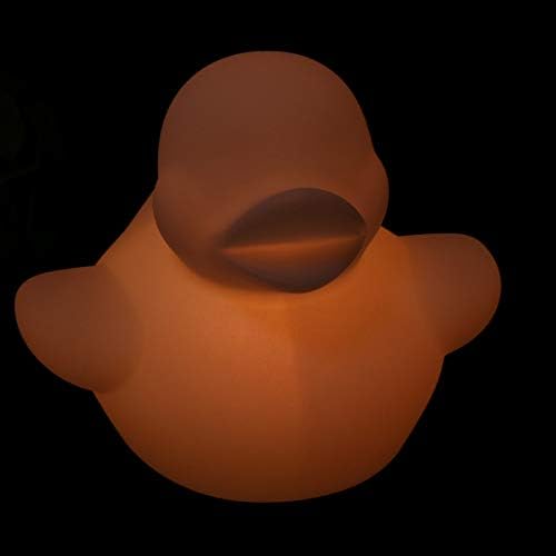 Brinquedos de banho solustre Led Duck Night Night Luminous Luminous Cute Table Light Luz de Multi-Color