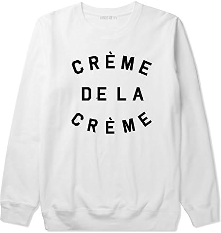 Reis de NY Creme de la Creme Celebrity Fashion Crop Crewneck Sweatshirt