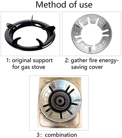 Jahh Gas fogão wok anel de anel de cozinha tocha casa para gases de vento com gás wok rack backets de energia