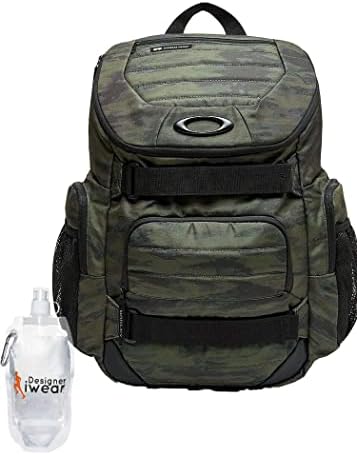 Oakley Men's 30l Enduro 3.0 Big Backpack Beige para caminhada de mochila Camping viajando + pacote com designer